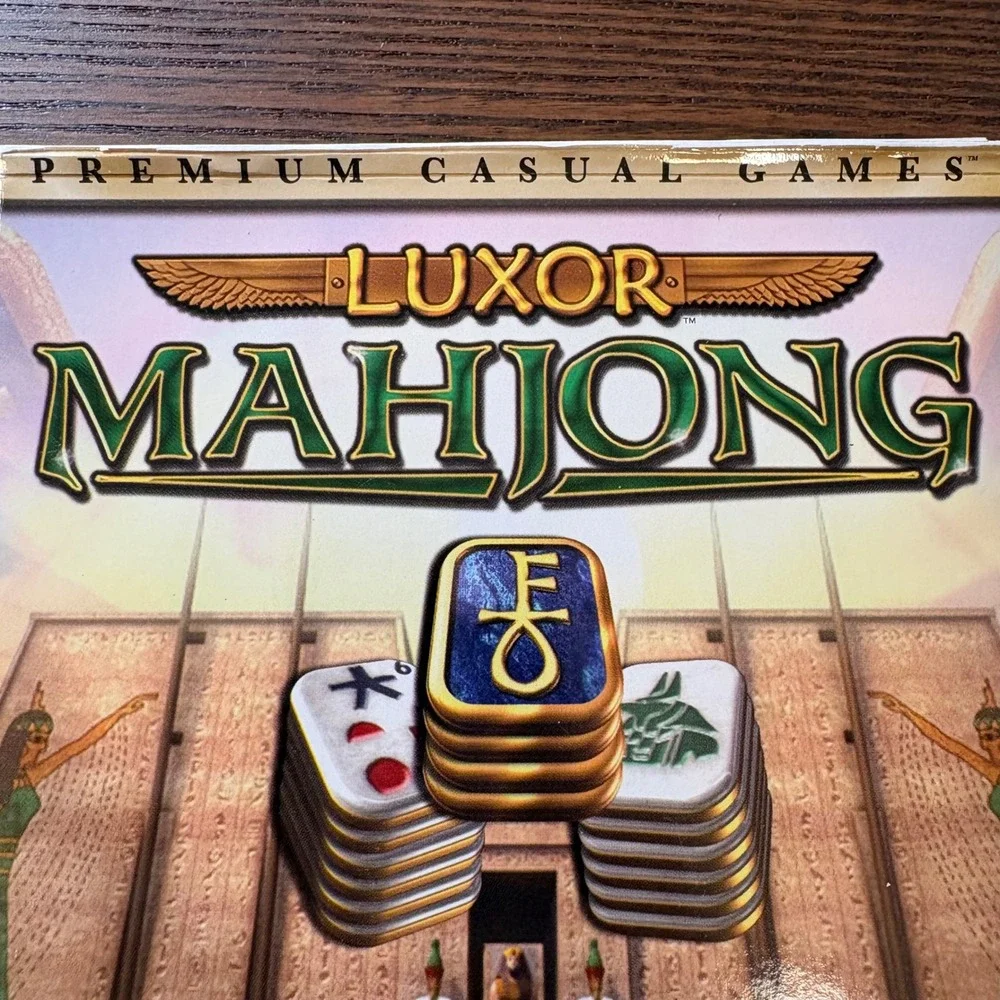 Luxor Mahjong PC CD-ROM‎ MumboJumbo Premium Casual Games 2007 Windows XP 98 2000